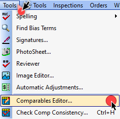 Comparable Tool Editor