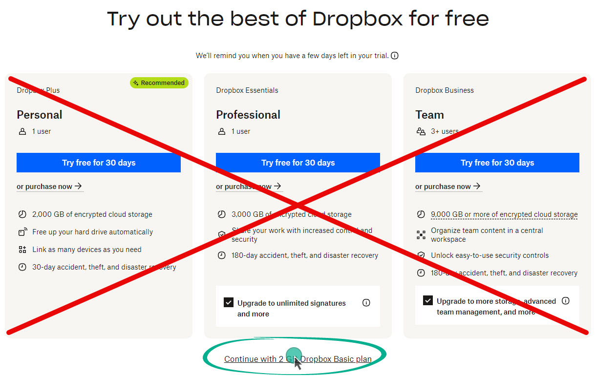 Dropbox Install