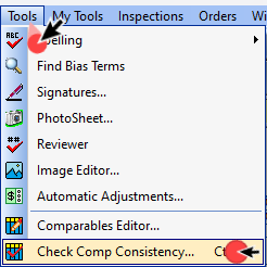 Comparables Consistency Checker