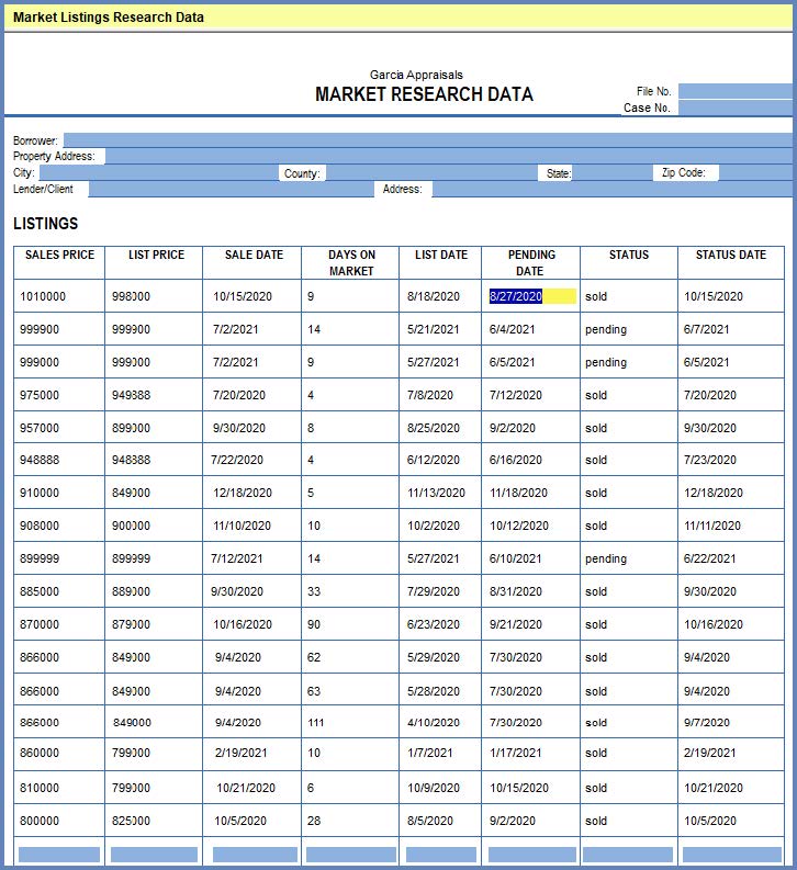 1004MC Parameters