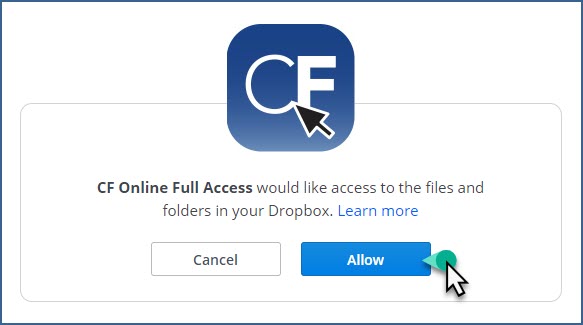 CF Online Preferences